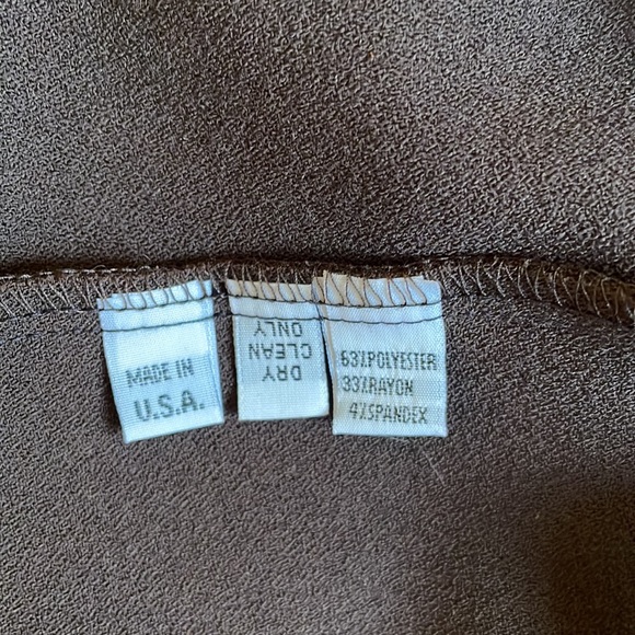 Planet Triple Collar Jacket. Dark brown. One size. EUC - Picture 7 of 7